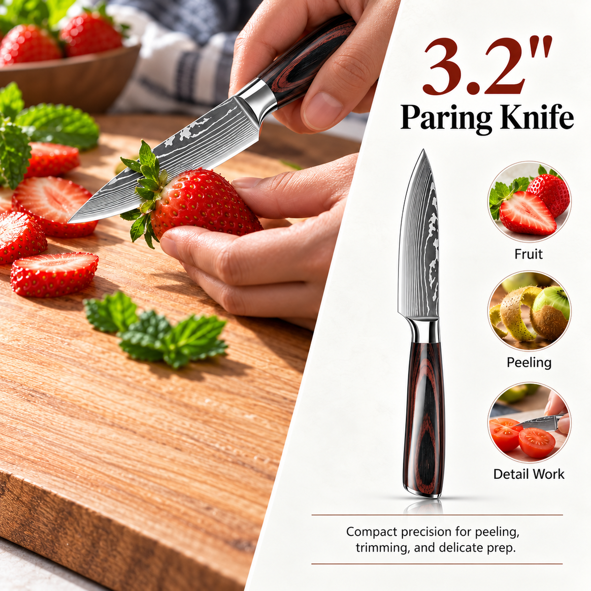 Paring knife from the Kolveth knife set